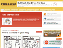 Tablet Screenshot of burnabrain.com